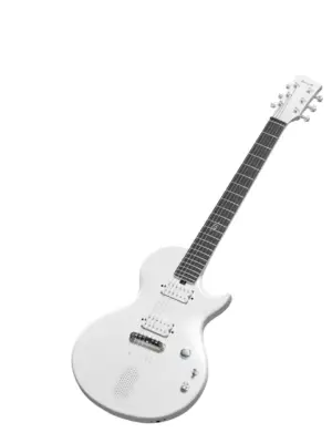 Enya Nova Go Sonic: White Electric Guitar